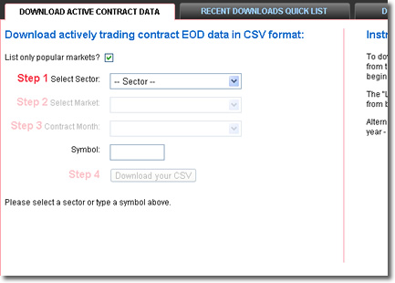 Daily Data Download Example